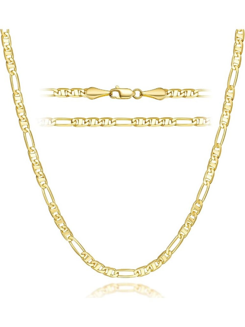 14K Gold Chunky Necklace for Women & Men | Stylish Gold Chain Jewelry